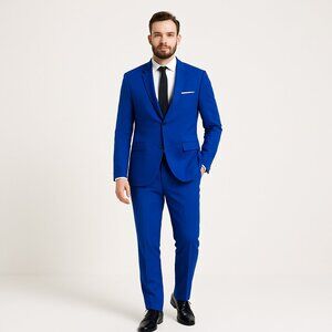 TTN Veston Navy Suit (Blazer & Pants) – Size 2XL (Mens)